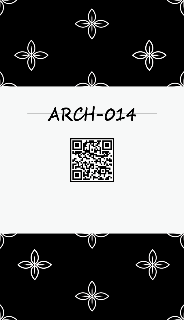 동봉 브랜드 카드 QR 뒷면